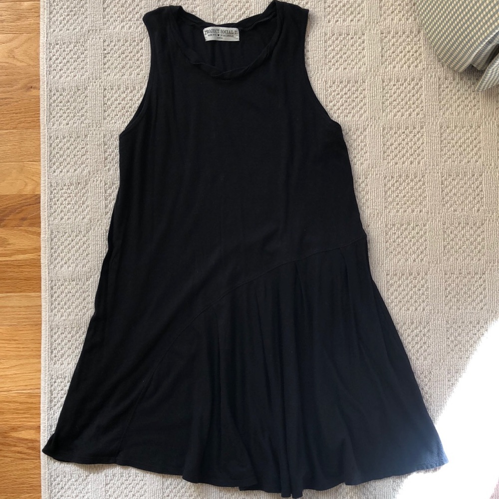 Project Social T Black Shift Coverup Dress